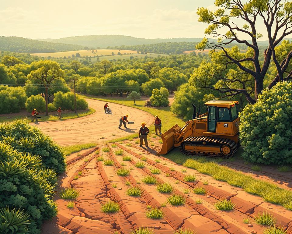 Texas land clearing service